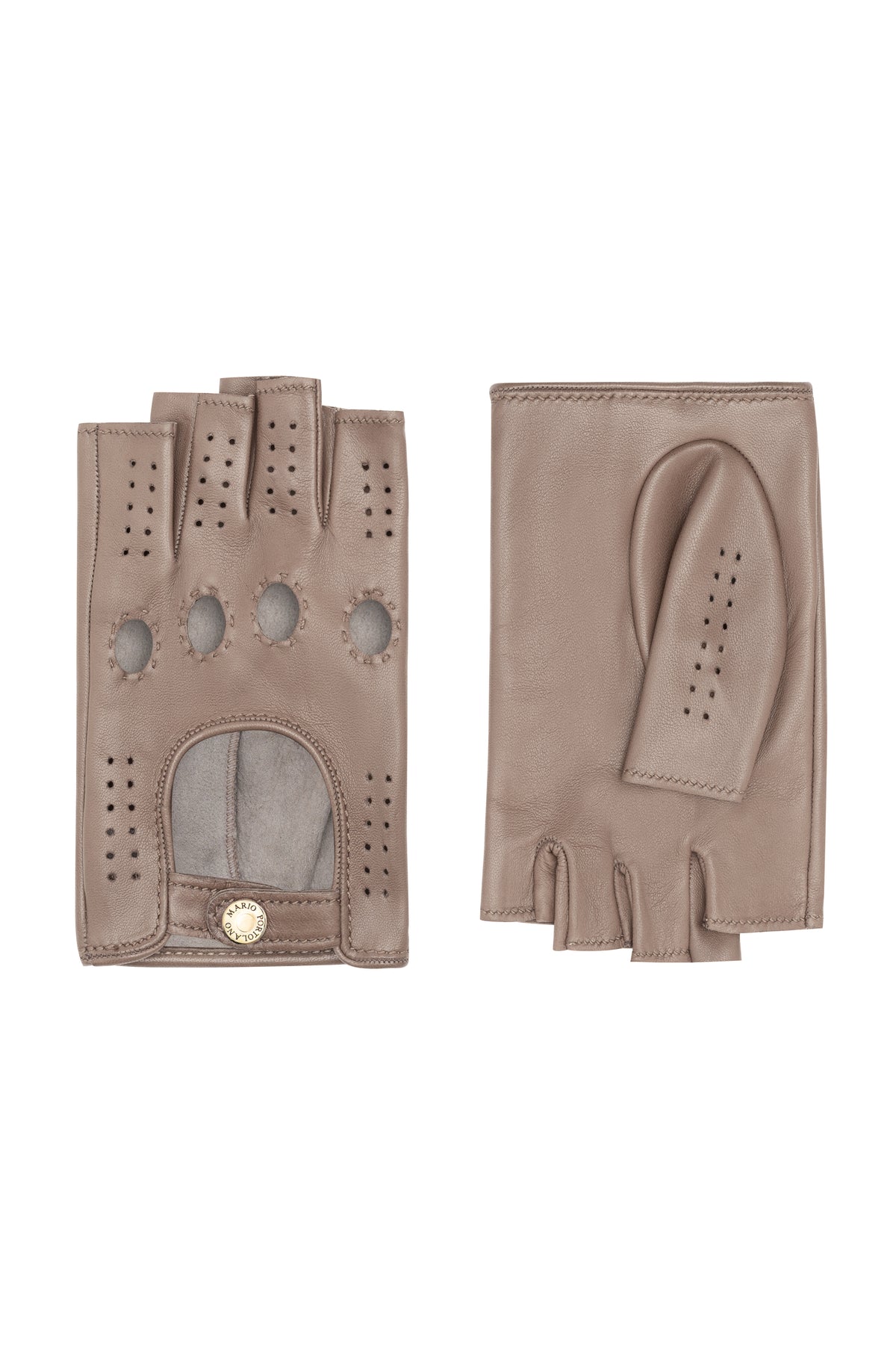 Women's Fingerless Gloves - Light Blue