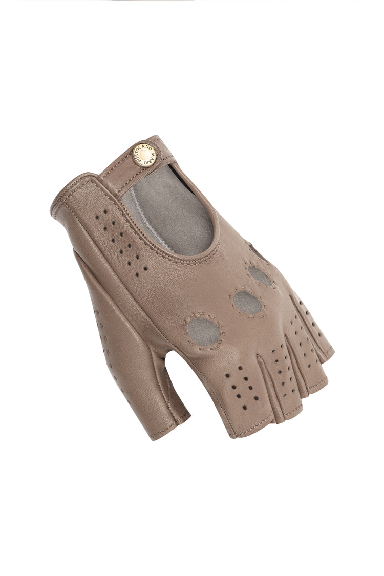 Women's Fingerless Gloves - Light Blue