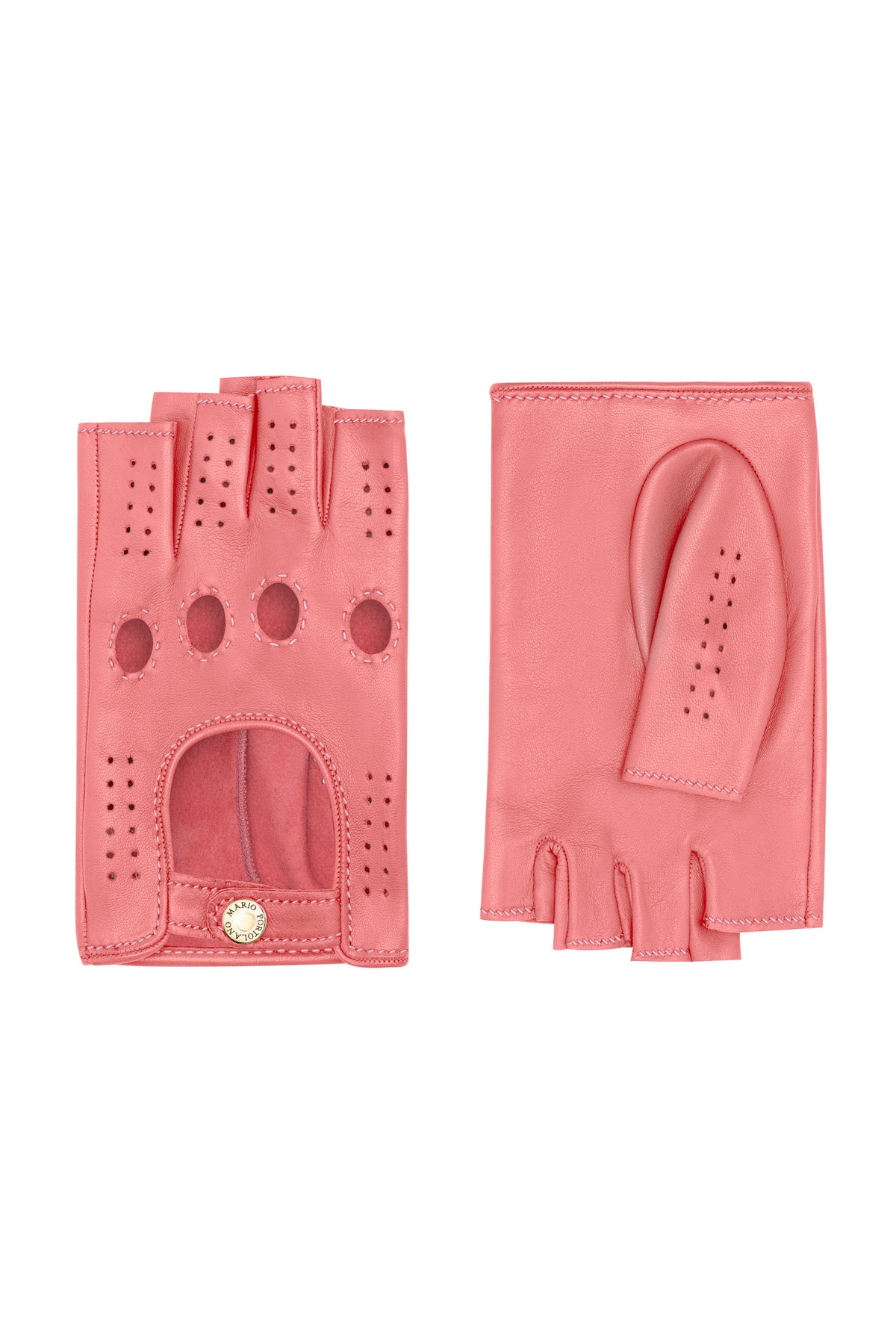 Women's Fingerless Gloves - Light Blue