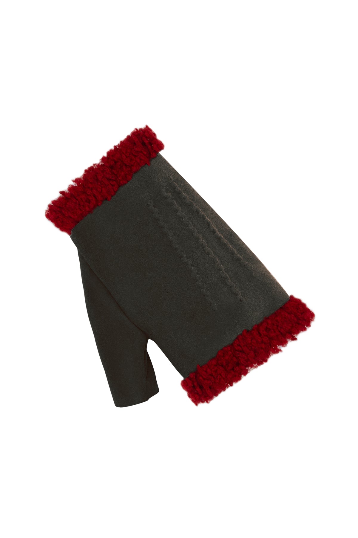 Women's Fingerless Shearling Gloves - Denver